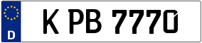 Truck License Plate